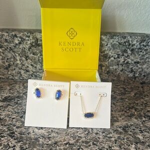 Kendra Scott Cobalt Blue Jewelry Set